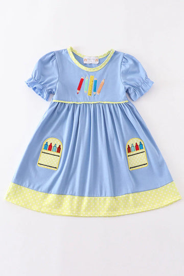 blue dress girls