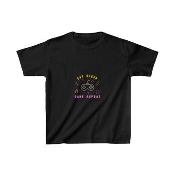 Eat Sleep Gaming Kids Heavy Cotton™ Tee