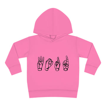 Sign of Love Toddler Pullover Fleece Hoodie