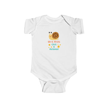 Snail Vibes Infant Fine Jersey Bodysuit