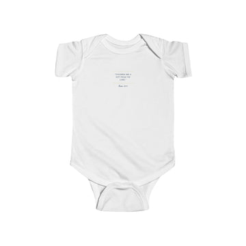 Psalms Quote Infant Fine Jersey Bodysuit