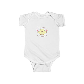 I Love Everyone Infant Fine Jersey Bodysuit