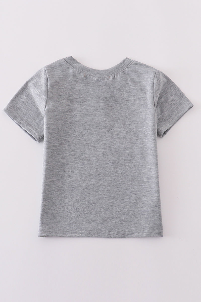 South Carolina football-themed boy's top with playful team graphics.