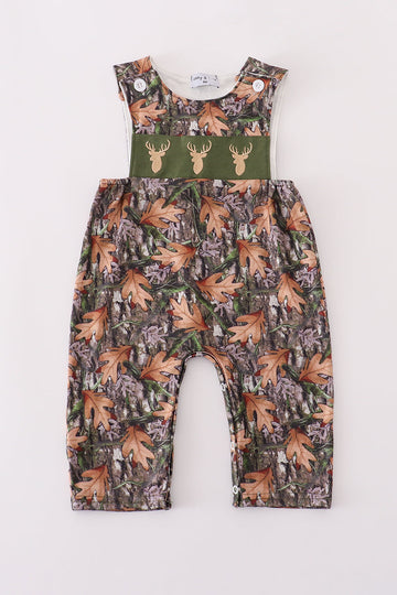 Forest hunting deer embroidery jonjon