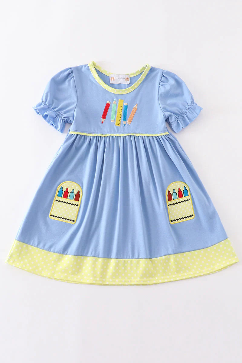blue dress girls