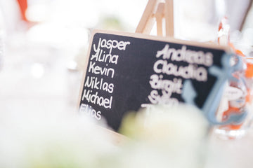 Baby Names Written on a Chalk Board