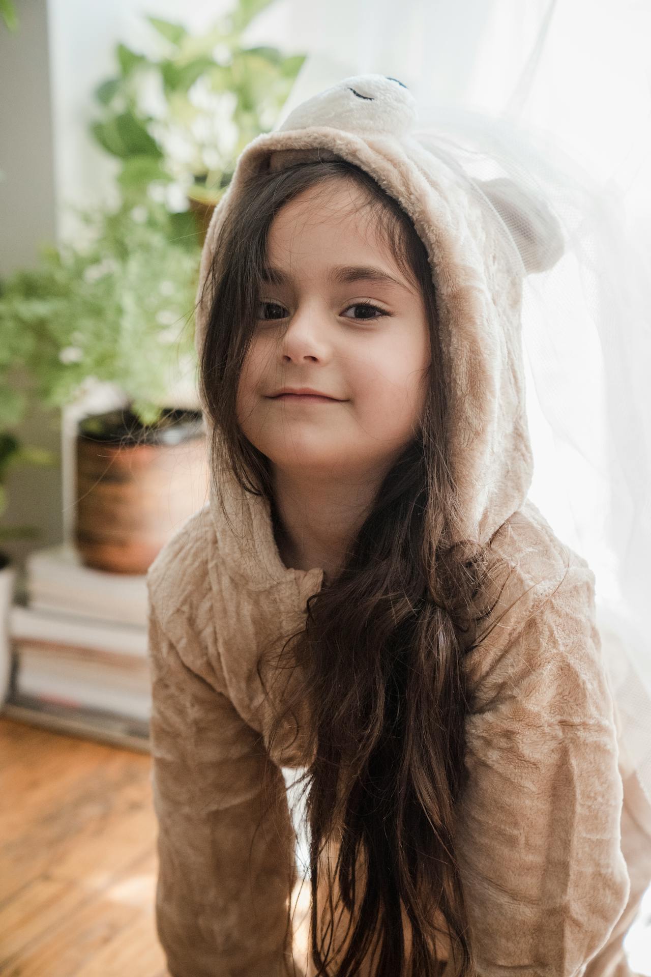 girl with hoodie