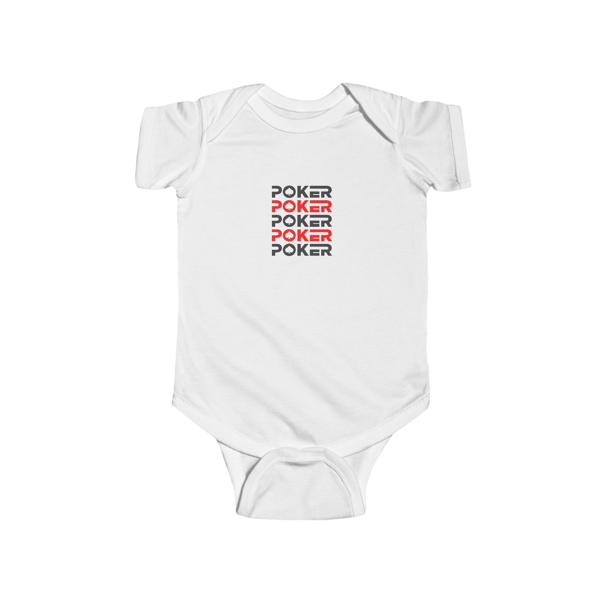 Poker Infant Fine Jersey Bodysuit