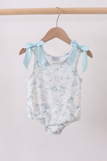 Sea shell  bow swimsuit