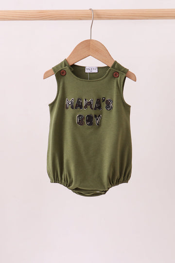 Mama's Boy Applique Bubble