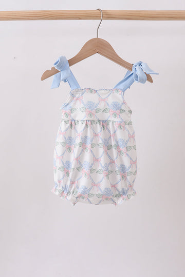 Blue Floral Bubble