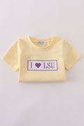 Purple stripe seersucker football set with 