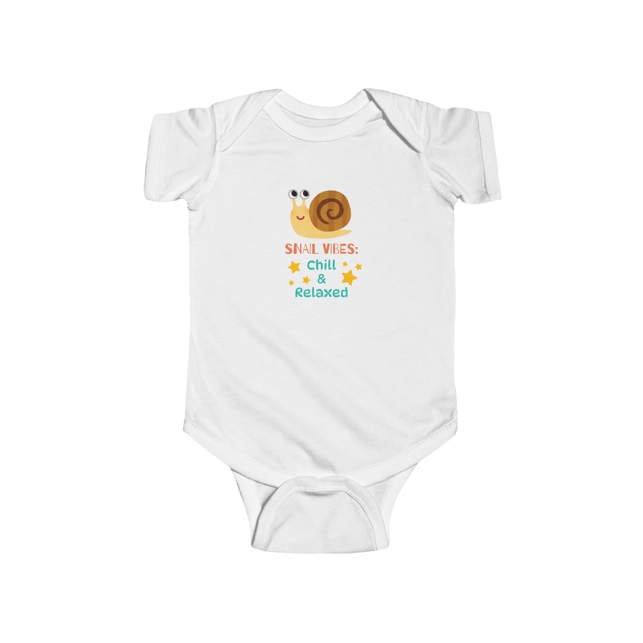 Snail Vibes Infant Fine Jersey Bodysuit