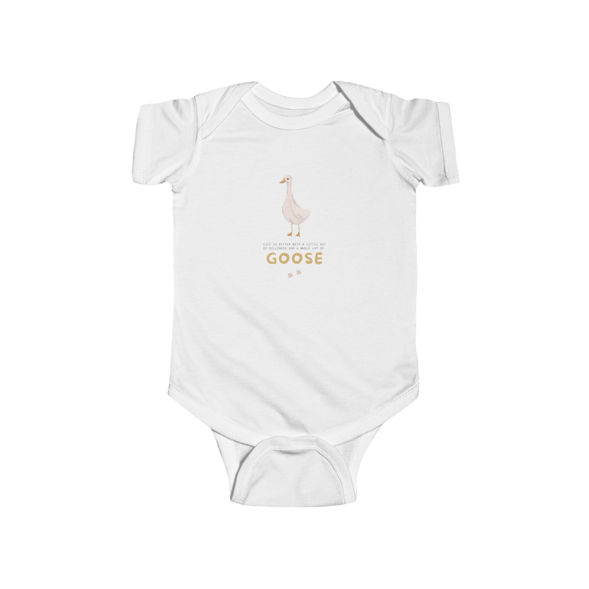 Goose & Goosiness Infant Fine Jersey Bodysuit