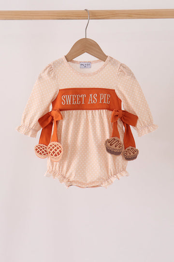 Sweet as pie embroidery bubble