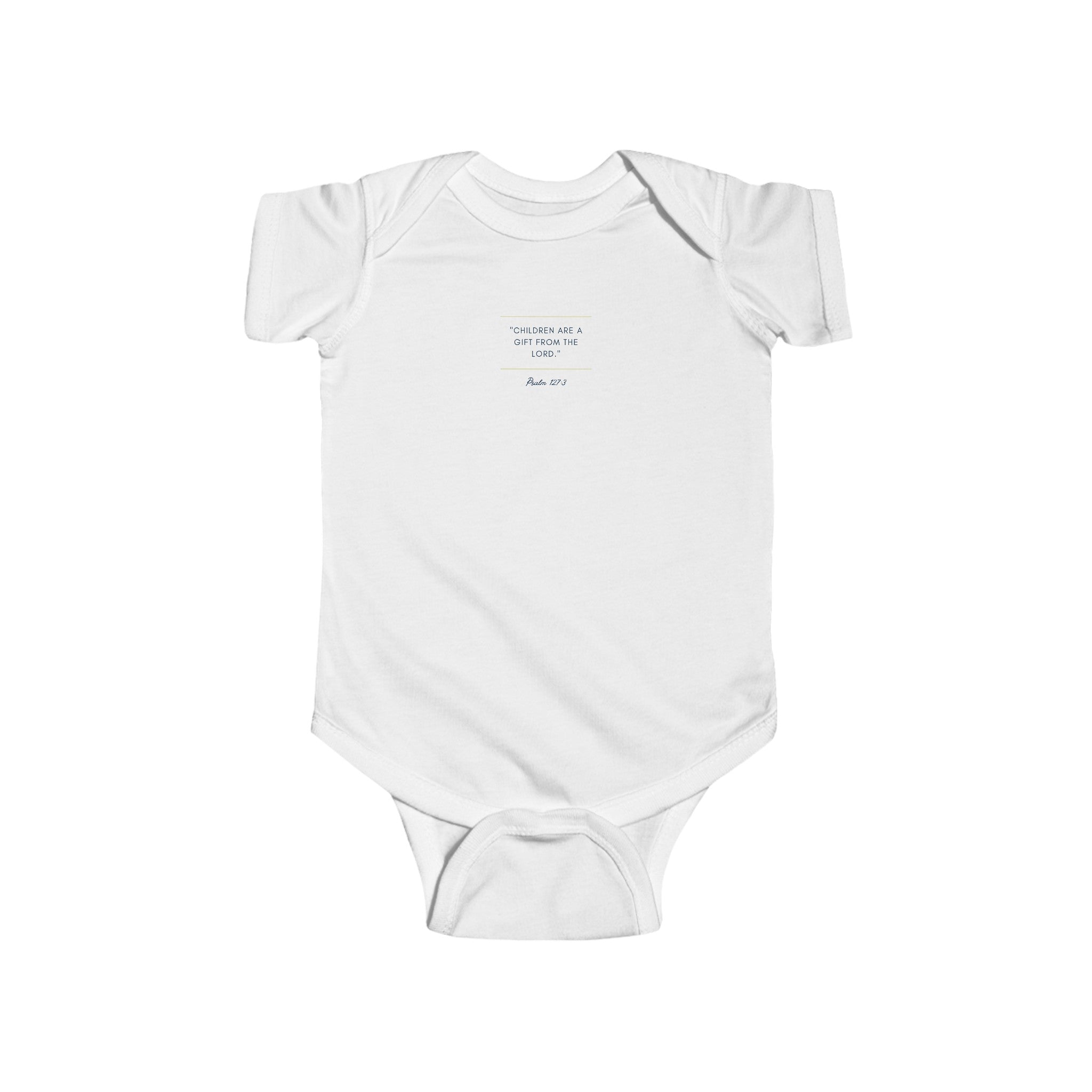 Psalms Quote Infant Fine Jersey Bodysuit