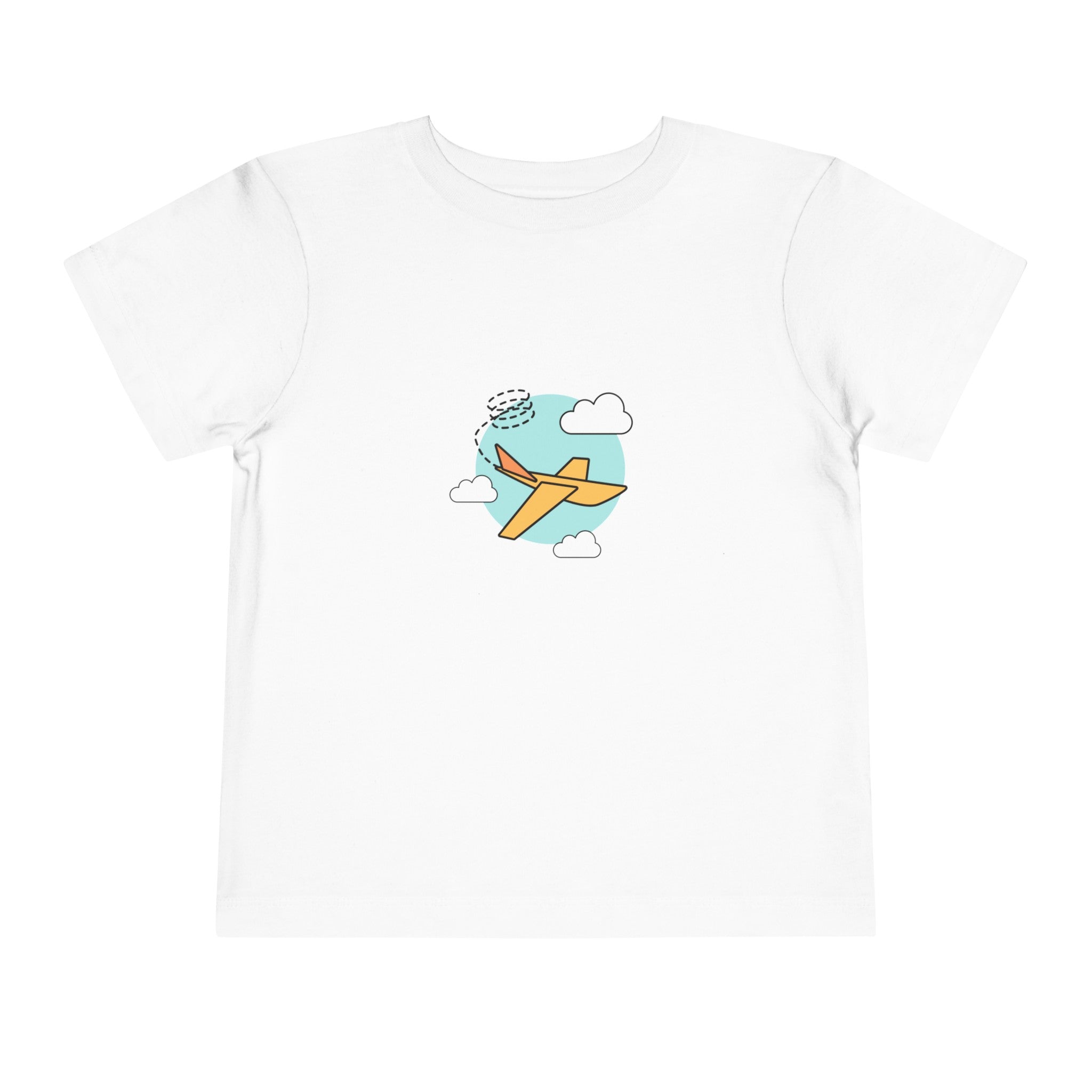 Airplane flying Toddler Short Sleeve Tee