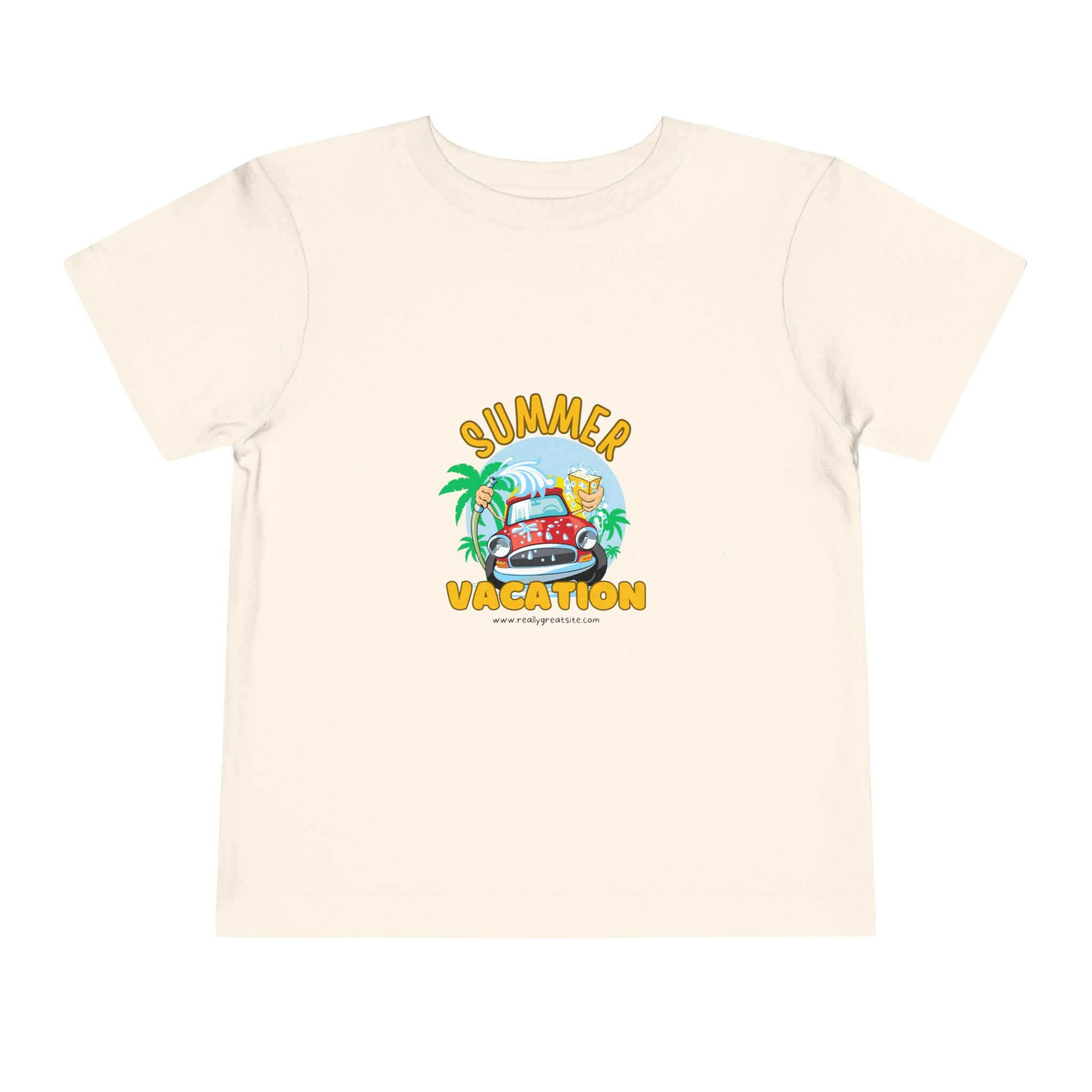 Summer Vacation Toddler Short Sleeve Tee