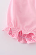 Premium Pink bunny bow set: adorable pink outfit with bunny print and matching bow.