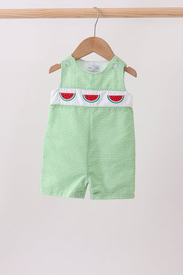 Green watermelon embroidery jonjon