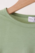 Green bamboo pajama set – view 2