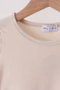 Beige bamboo pajama set – view 2