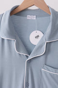 Blue bamboo mom pajama set – view 2