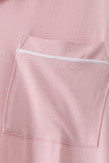 Pink bamboo mom pajama set – view 3