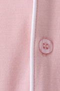 Pink bamboo mom pajama set – view 4