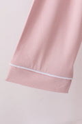 Pink bamboo mom pajama set – view 6