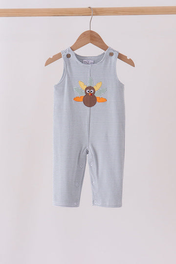 Sage turkey embroidery stripe jon jon