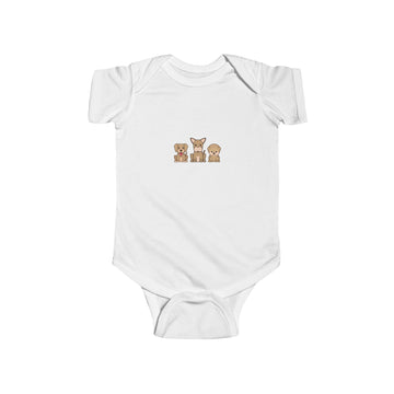 3 Dogs Infant Fine Jersey Bodysuit