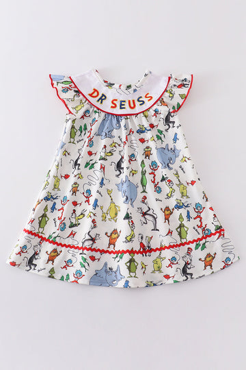 Dr.Seuss embroidery dress