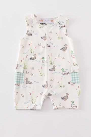 Sage Mallard Floral Jon Jon