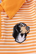 Children's orange shirt with 
