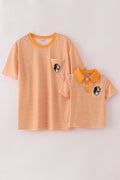 Children's orange shirt with 
