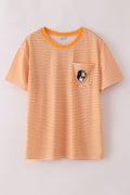 Children's orange shirt with 