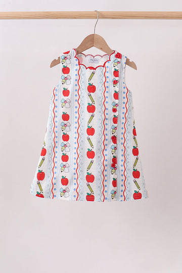 Red Apple Pencil Dress