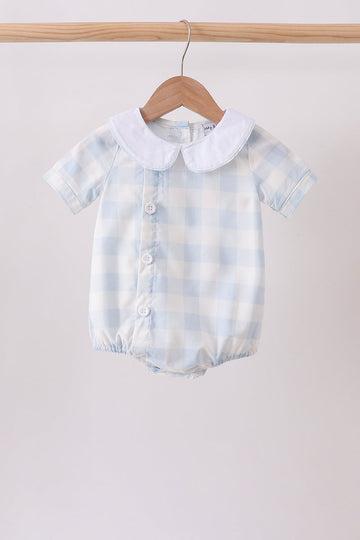 Blue Gingham Bubble