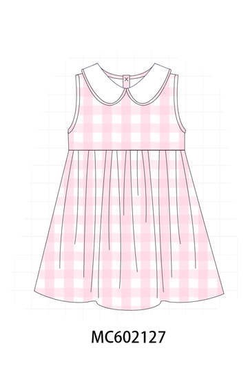 Pink gingham Dress