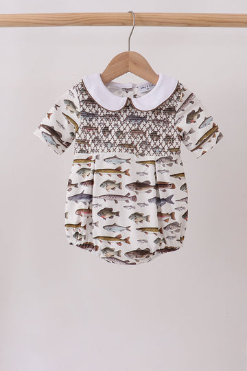 Fish Smocked Bubble