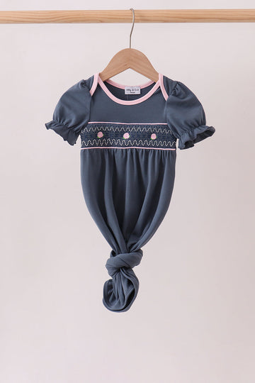 Garden Rose Smocked Gown