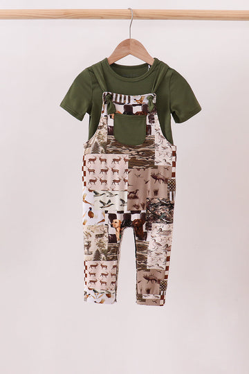 Forest Hunting bamboo 2pc set