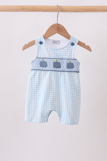 Blue Pumpkin Smocked Gingham Jon Jon
