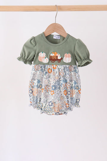 Green pumpkin french knot bubble