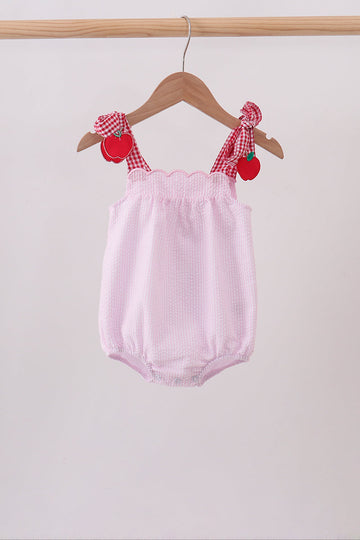 Pink Apple Gingham Bubble